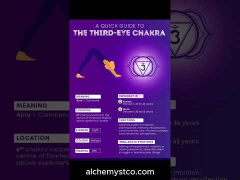 Anja Third Eye Chakra Bioenergized Natural Aromatherapy Perfume Oil | Ancient Tantric Elixir