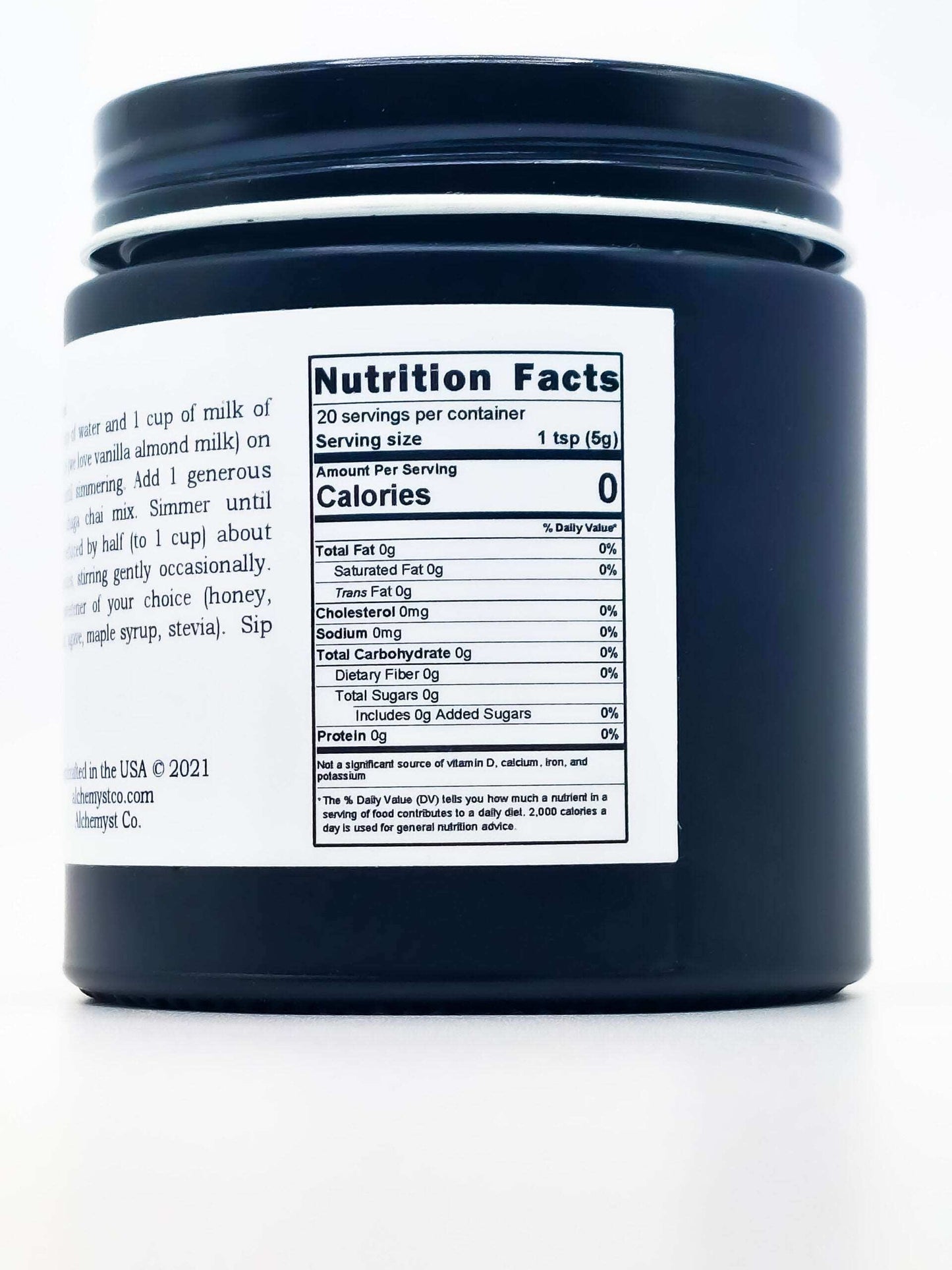 Chaga Chai Superfood Herbal Powder Drink | Mushroom Antioxidant - Alchemyst LLC