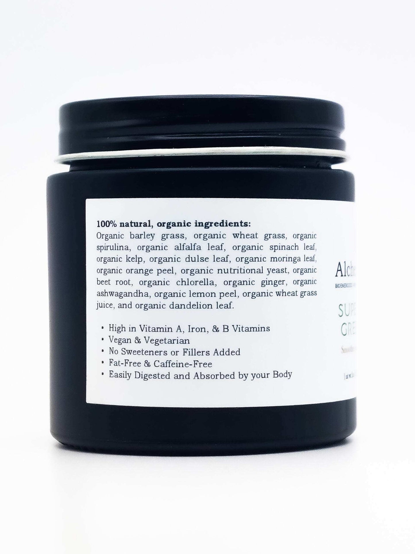 Organic 17 Superfoods Greens Smoothie Powder | Adaptogenic | B+ Vitamins - Alchemyst LLC