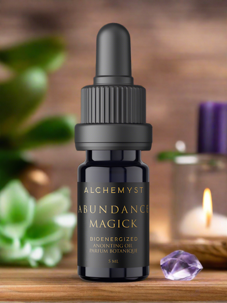 ABUNDANCE Bioenergized Ritual Natural Perfume Oil Abundance Ritual Activator Alchemyst Co