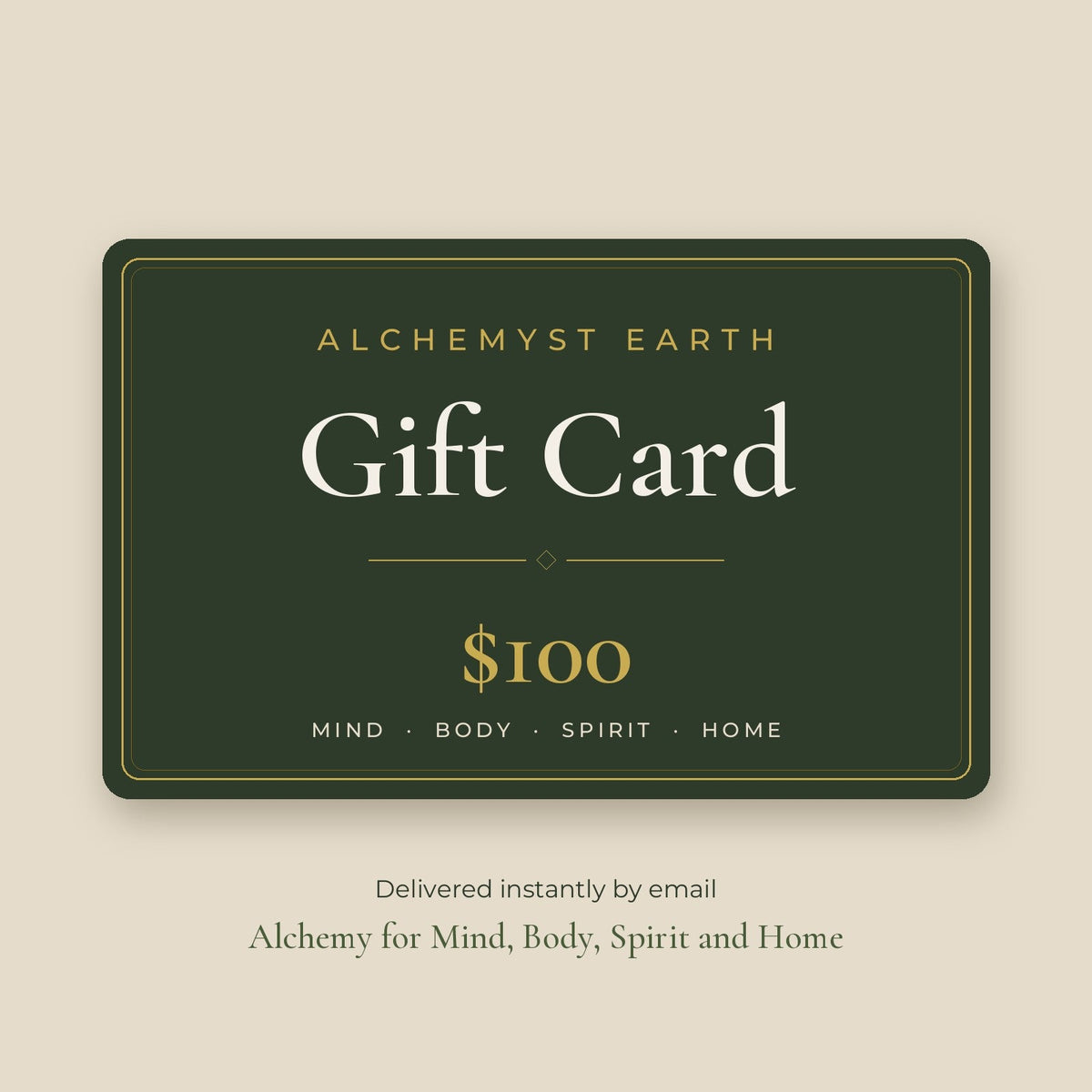 Alchemyst Earth Gift Card $100