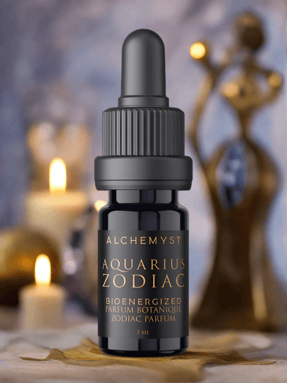 AQUARIUS Zodiac Perfume | Spice, Citrus, Florals, Cypress - Alchemyst LLC 