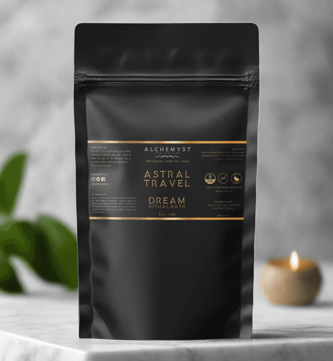 ASTRAL TRAVEL Bioenergized DREAMING Ritual Bath Salts - Alchemyst LLC 