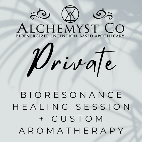 Private Bioresonance Energy Healing Remote Session + Custom Aromatherapy Blend, Chip or Tag - Alchemyst LLC 