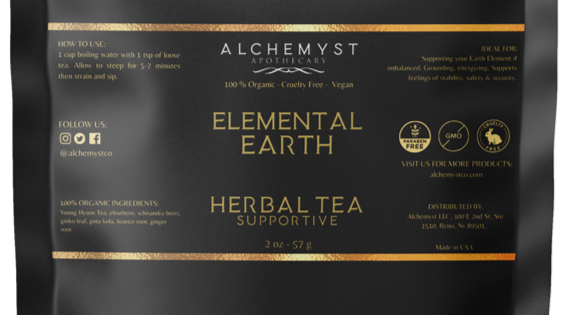 ELEMENTAL EARTH TEA - Organic Energy Tea to Support the Earth Element Alchemyst Co