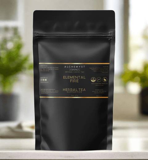 ELEMENTAL FIRE TEA - Organic Herbal Tea to Support the Fire Element - Alchemyst LLC 