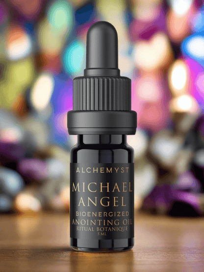 MICHAEL - Bioenergized Archangel Anointing Oil - Certified Organic Aromatherapy for Archangels - Alchemyst LLC 