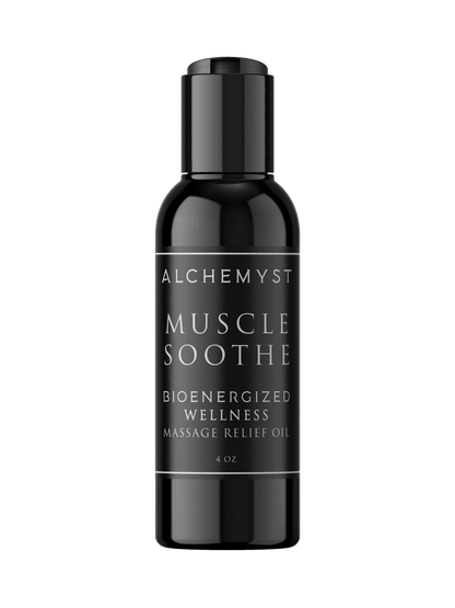 MUSCLE SOOTHE - Bioenergized Certified Organic Intense Muscle Relief Massage Oil - Alchemyst LLC 