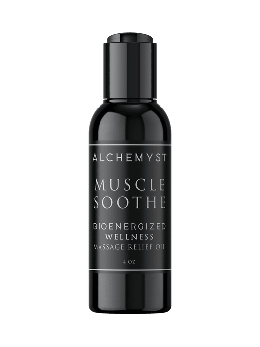MUSCLE SOOTHE - Bioenergized Certified Organic Intense Muscle Relief Massage Oil - Alchemyst LLC 
