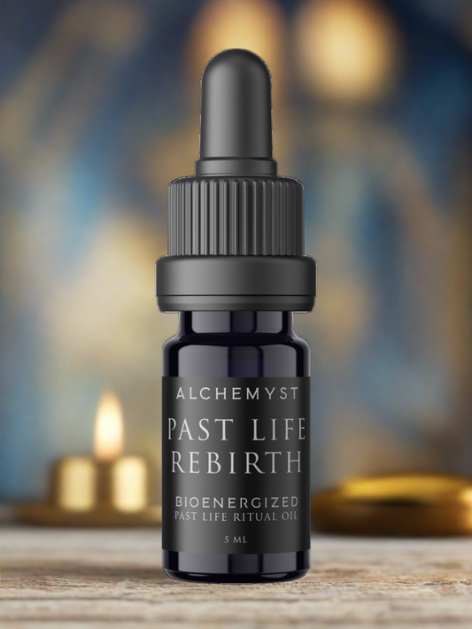 Past Life Rebirth | Bioenergized Oil for Meditation, Hypnotherapy, Past Life Regression Alchemyst Co