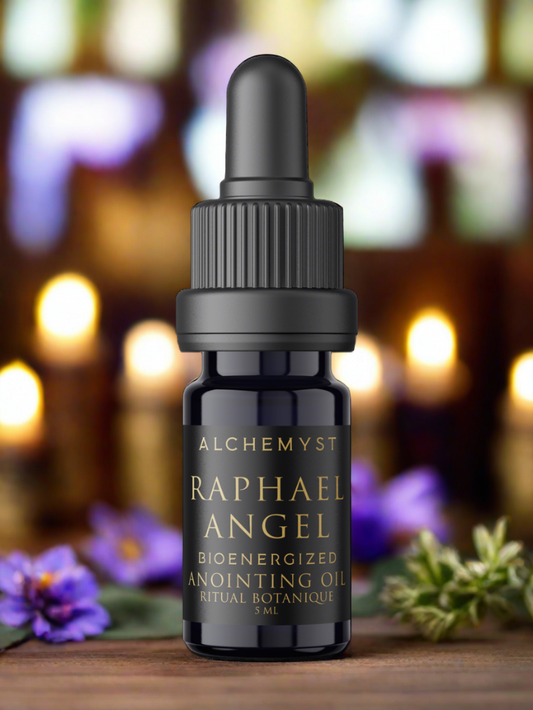 RAPHAEL - Bioenergized Archangel Anointing Oil - Certified Organic Angel Aromatherapy Alchemyst Co