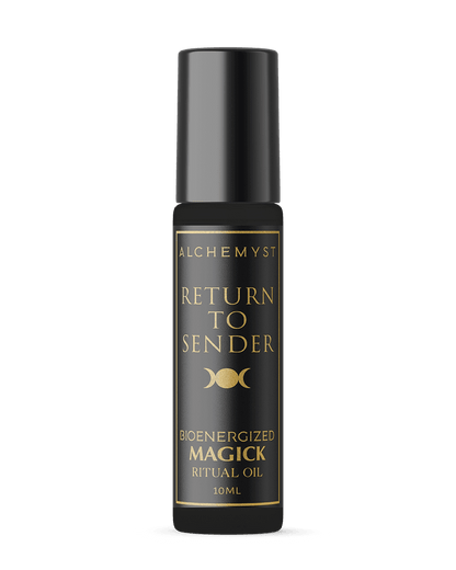 Return to Sender Ritual Oil Bioenergized With Crystals & Protective Frequencies - Alchemyst LLC 