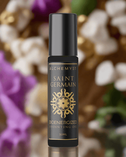 SAINT GERMAIN - Ascended Master Anointing Oil - Certified Organic Aromatherapy - Alchemyst LLC 