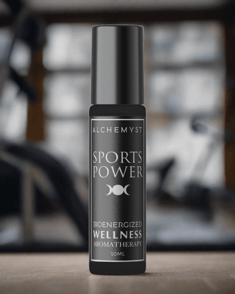 SPORTS POWER - Bioenergized Portable Pre-Workout Performance Aromatherapy - Alchemyst LLC 