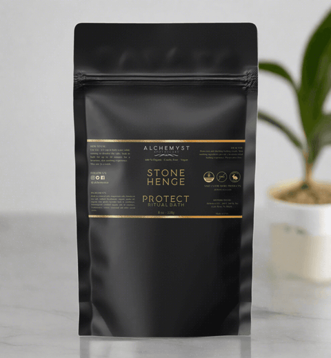 STONEHENGE Bioenergized Protection Ritual Certified Organic Bath Salts - Alchemyst LLC 