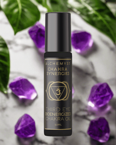 Anja Third Eye Chakra Bioenergized Natural Aromatherapy Perfume Oil | Ancient Tantric Elixir - Alchemyst LLC 