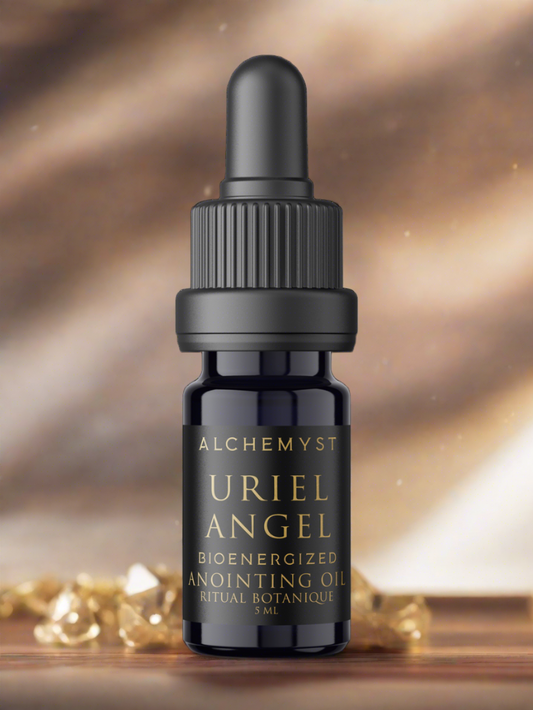 URIEL - Archangel Anointing Oil - Bioenergized Certified Organic Angel Aromatherapy Alchemyst Co