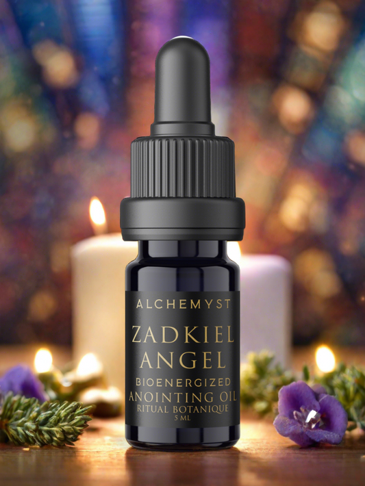 ZADKIEL - Archangel Anointing Oil - Bioenergized Natural Perfume Alchemyst Co