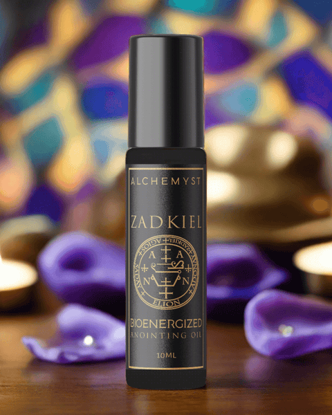 ZADKIEL - Archangel Anointing Oil - Bioenergized Natural Perfume - Alchemyst LLC 