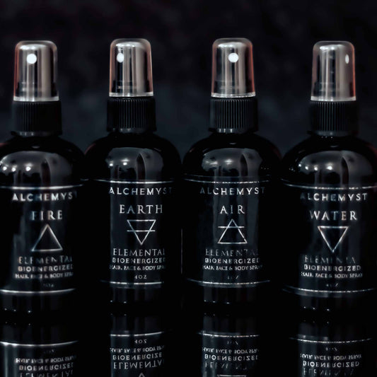 FOUR ELEMENTS - Aura Hair Body Spray Gift Set 4 - 4 Ounce Bottles Alchemyst Co