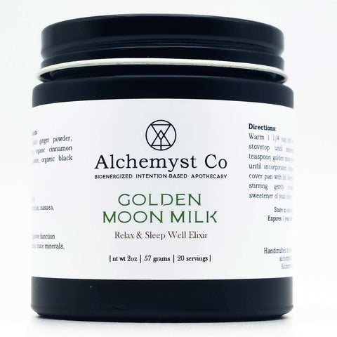 Restorative Organic Golden Moon Milk Powder - Alchemyst LLC 