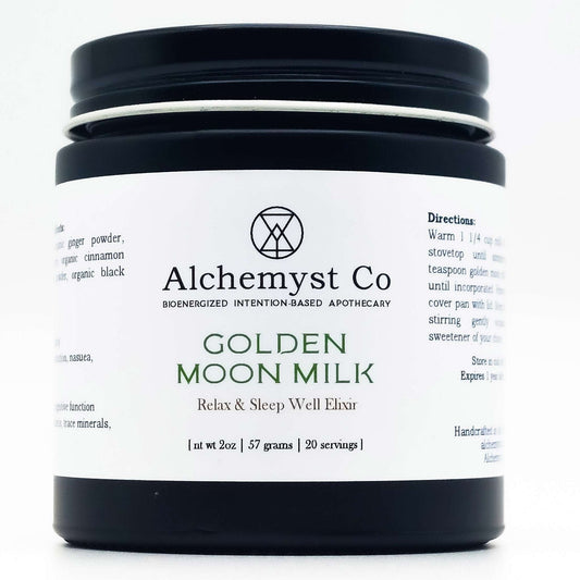 Restorative Organic Golden Moon Milk Powder Alchemyst Co