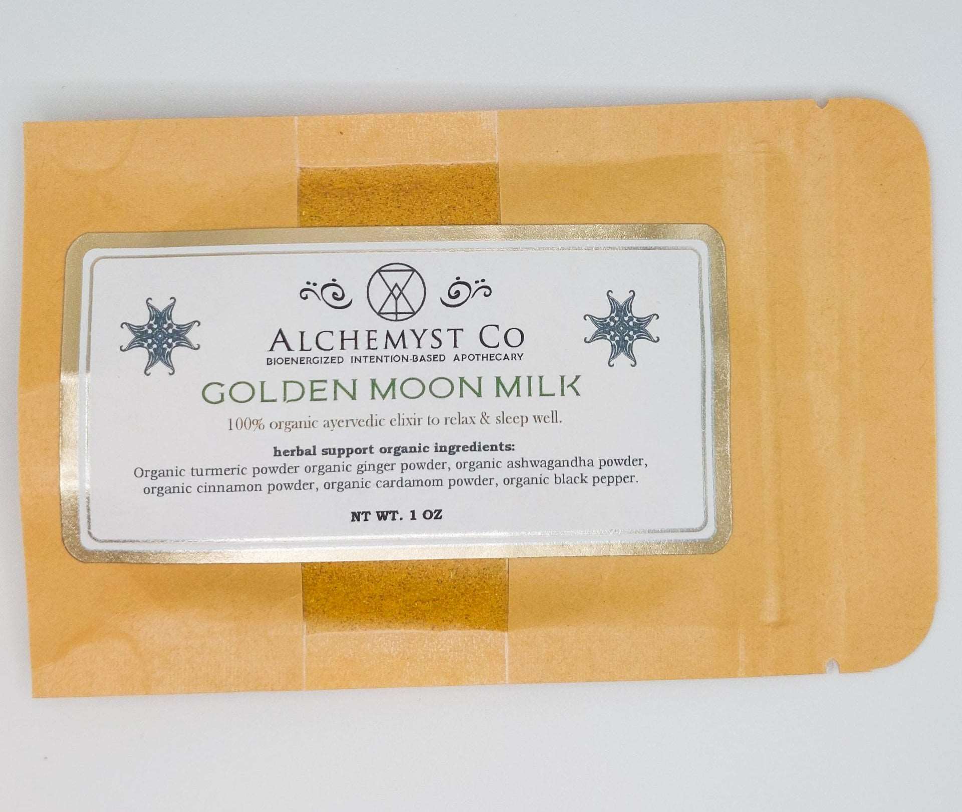 Restorative Organic Golden Moon Milk Powder Alchemyst Co