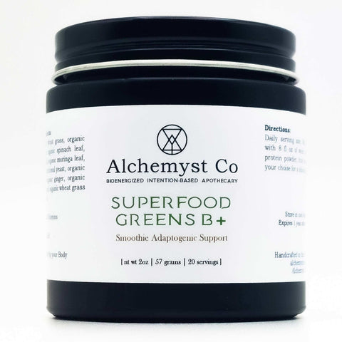 Organic 17 Superfoods Greens Smoothie Powder | Adaptogenic | B+ Vitamins - Alchemyst LLC 